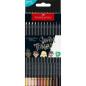 Preview: Faber-Castell Buntstifte Black Edition Skin Tones 12er Kartonetui